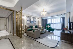 简美风格客厅装修 美式简约客厅装修效果图