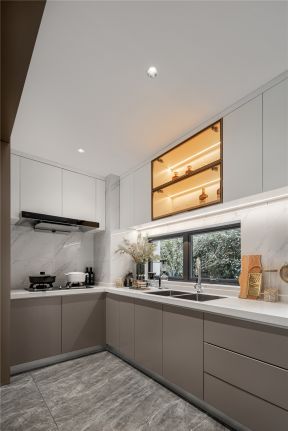 现代厨房装修设计效果图 现代厨房装修效果图大全