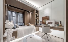 卧室书桌装修效果图 卧室书桌设计图片 家庭卧室设计