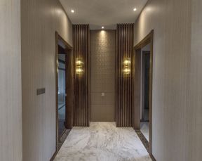 走廊灯装修效果图 家居走廊装修设计图