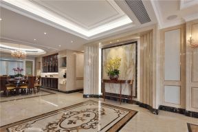 门厅地砖拼花效果图 地砖拼花设计图片