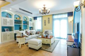 地中海风格客厅装修 地中海风格客厅装修效果图大全