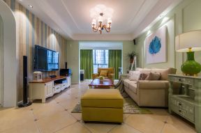 2023美式田园风格客厅装修设计图