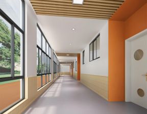 幼儿园走廊图片 幼儿园走廊装修图片