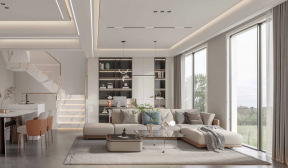 现代简约客厅装饰效果图欣赏 现代简约客厅效果图大全2023图片