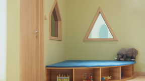 杭州早教中心室内一角装修设计效果图