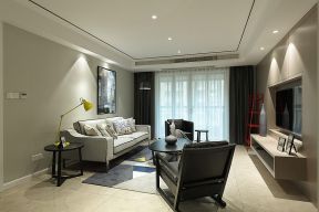 现代简约客厅家具 现代简约客厅装修设计效果图