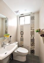 欧式古典卫生间墙面装修效果图