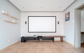 客厅投影仪效果图 客厅投影仪