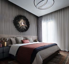三室两厅现代轻奢卧室装修效果图