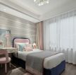 三室两厅房子现代古典卧室装修图