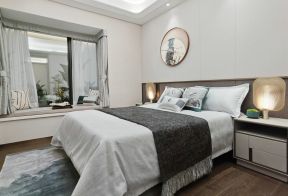 三室两厅新房简约中式卧室装修图