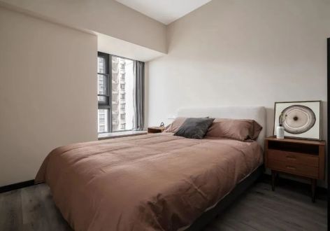 富临时尚天街102平米简约风格三室两厅装修案例