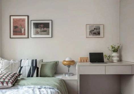 公交南耀府95平米复古风格三室两厅装修案例