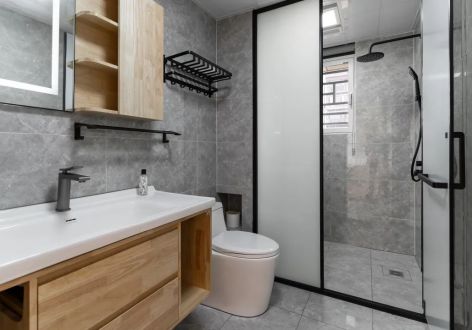 恒大翡翠湾107平米日式风格三室两厅装修案例