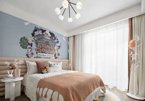 德威江誉城126平米新中式风格四室两厅装修案例