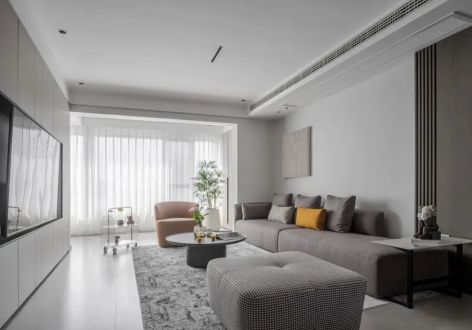 碧桂园伴山云境花园119平米现代风格四室两厅装修案例