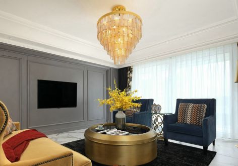 龙湖云峰原著173平轻奢风格装修案例