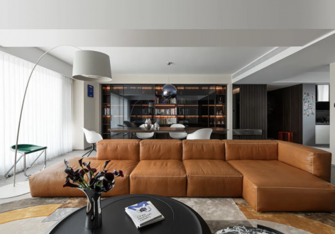 时代景园146平四居室现代轻奢装修案例