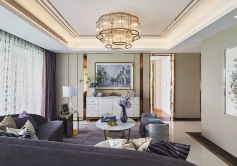 汇置尚岛146平轻奢风格装修案例