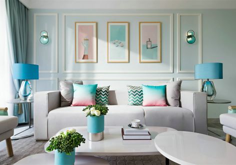 万科郁金香花园122平轻奢风格装修案例