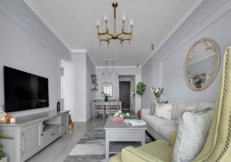 保利紫荆公馆三期137平北欧风格装修案例