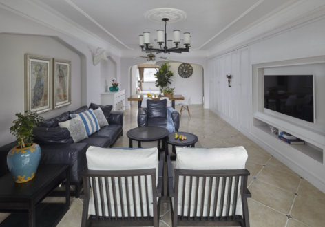 御景新世界154平北欧风格装修案例