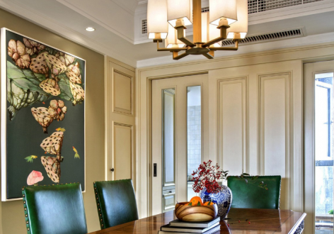 龙湖中铁建云璟131平美式风格装修案例