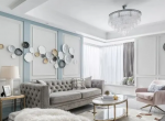 [济南一休装饰]120平美式轻奢装修案例，莫兰迪色高级！