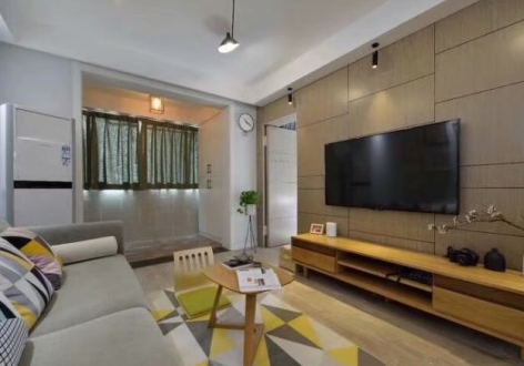 丽都新城爱丽香舍84平北欧风格装修案例