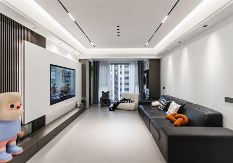 冠华城桂香园100平米现代风格四室两厅装修案例