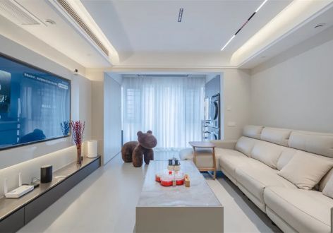 德威花园二期101平米奶油风格三室两厅装修案例