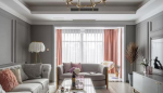 富禹天玺116平轻奢风格装修案例