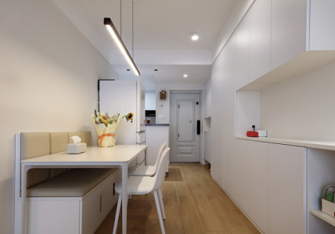 中海和平之门102平简约风格装修案例