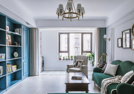 万科金域蓝湾168平轻奢风格装修案例