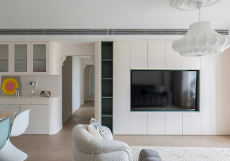 万科翡翠臻园103平现代风格装修案例