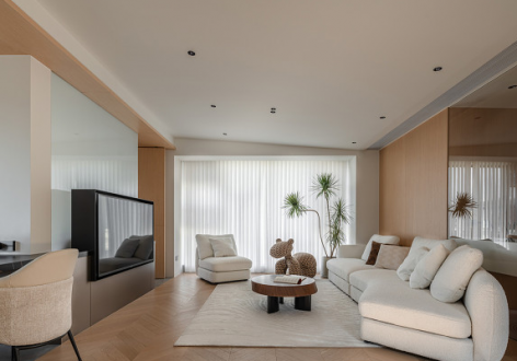 金地樾檀山128平北欧风格装修案例