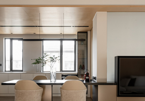 金地樾檀山128平北欧风格装修案例