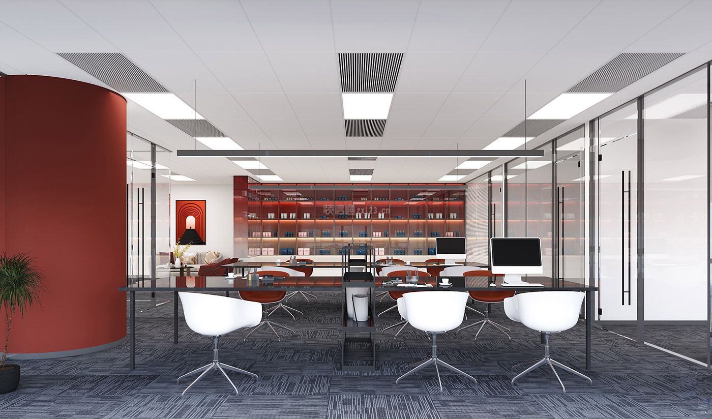 办公区装修装饰 办公区域装饰图片