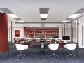 970㎡办公室绚丽风格装修案例