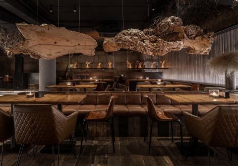 600㎡酒吧复古风格装修案例