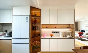 烟台金桥贵临府214㎡原木风装修完工