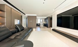 烟台龙湖春江天玺128㎡意式极简风格装修完工